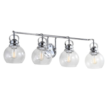 Shirley Metal/ Bubbled Glass Vanity Light - JONATHAN Y